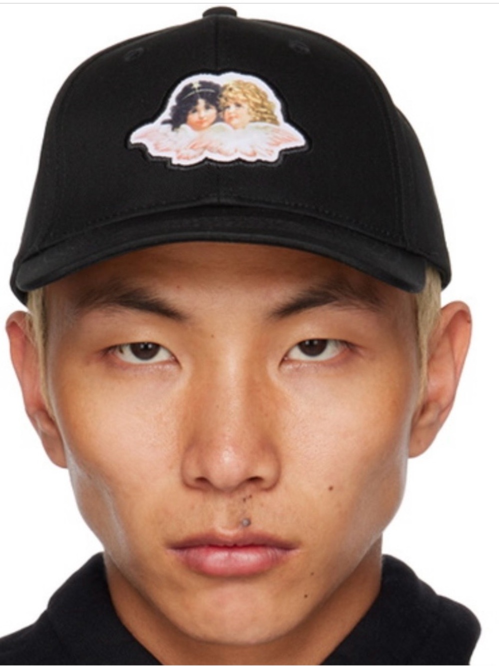 Fiorucci Safety Angels Black Baseball cap